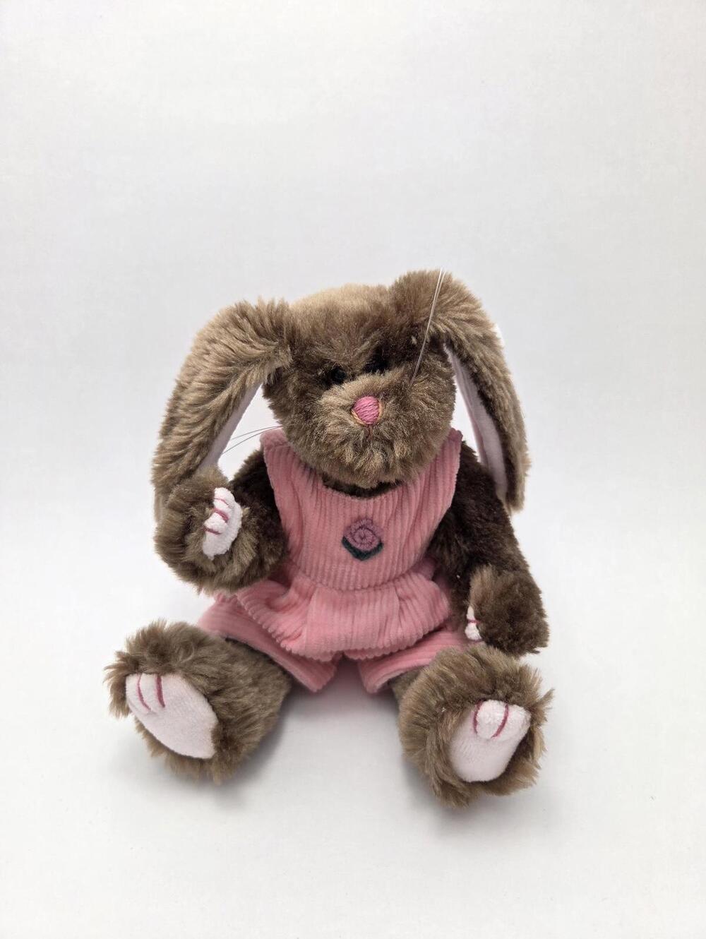Ty Attic Treasure “Rose" the Jointed Bunny Rabbit (10 inch)